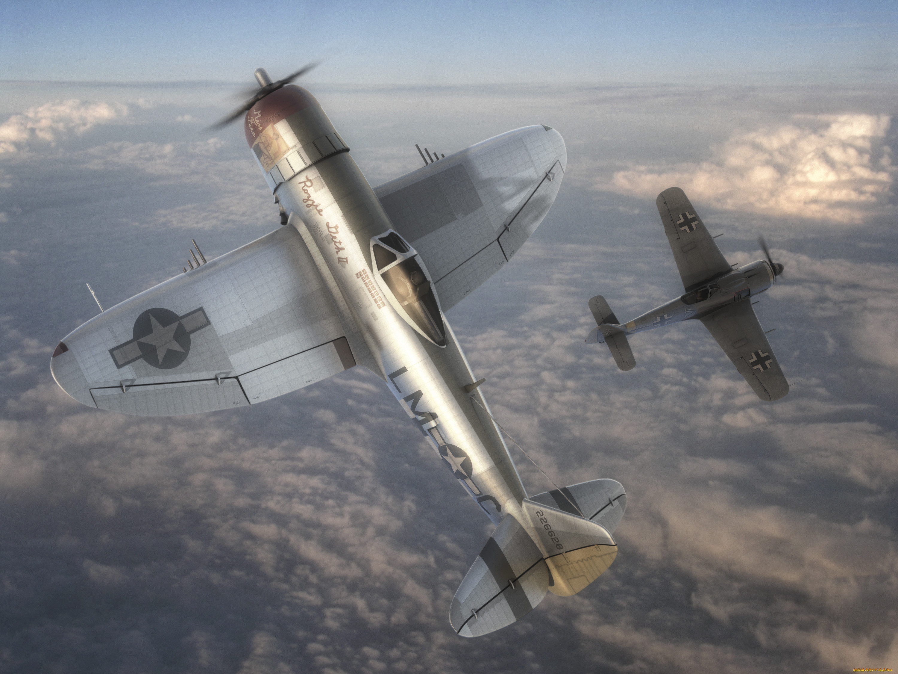 , 3, , graphic, , , p-47, vs, , , focke-wulf, fw, 190